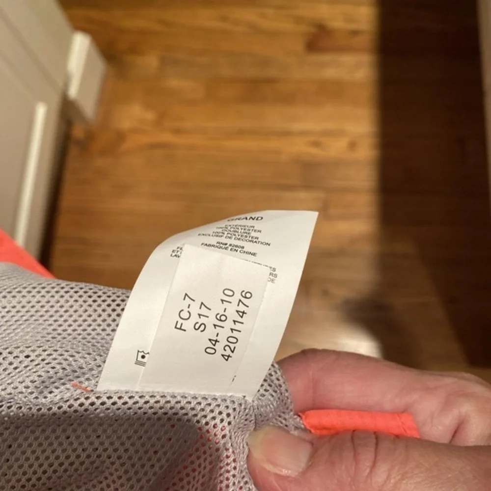 Free Country Women's L Orange/gray Athletic Jacket‎ 3642